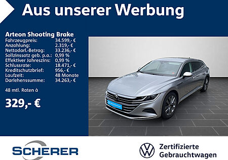 VW Arteon Shooting Brake 2.0 TDI DSG Elegance AHK/NAVI/KAM/SHZ