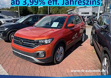 VW T-Cross 1.0 TSI ACC 17Zoll Ganzjahresreifen Musikstreaming DAB Spurhalteass. Notbremsass.