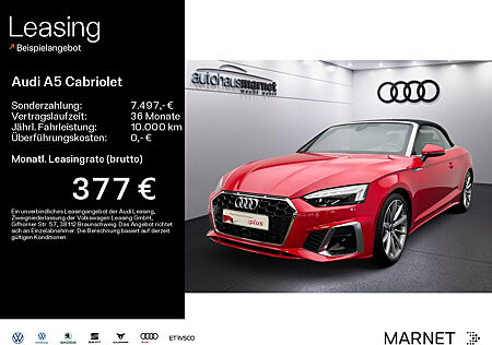 Audi A5 Cabriolet 35 TDI S line*Navi*Matrix*B&O*AHK*PDC*Virtual Cockpit*Kamera*Sitzheizung