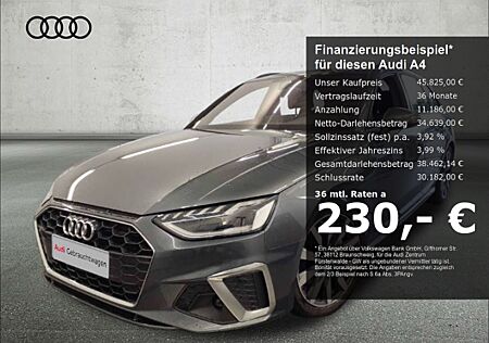 Audi A4 Avant 40 TDI S-tronic S line Navi Leder LED ACC El. Heckklappe 3-Zonen-Klimaautom.