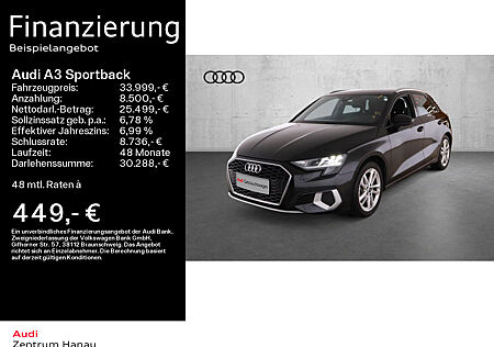 Audi A3 Sportback 35 TDI advanced NAVI*KAMERA*PDC*17ZOLL