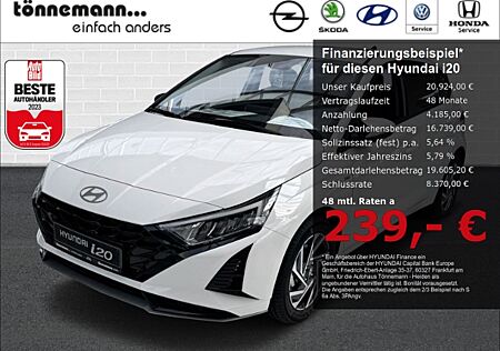 Hyundai i20 T-GDI TREND 48V DCT+VOLL LED+NAVI+RÜCKFAHRKAMERA+SITZHEIZUNG+INDUKTIONSLADEN+ALUFELGEN