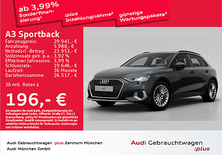 Audi A3 Sportback 30 TDI advanced ACC/Navi+/PDC+