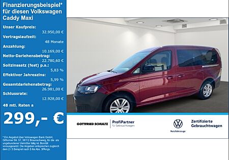 VW Caddy Maxi Kombi 1.5 TSI DSG Navi 7-Sitzer Parkpilot SHZ