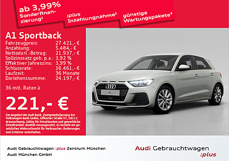 Audi A1 Sportback 30 TFSI S tronic advanced Virtual/Navi+/LED