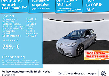 VW ID.3 Pro 150 kW Navi ACC PDC uvm