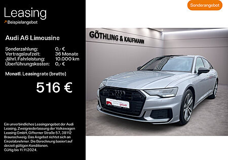 Audi A6 Limousine 45 TFSI qu 2x S line S tro*HUD*B&O*Pano*LED*Virtual*Navi+*NSA*Assistenz*Optik*