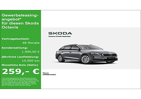 Skoda Octavia COMBI SELECTION 1.5 TSI 110KW DSG MHEV ab Februar verfügbar