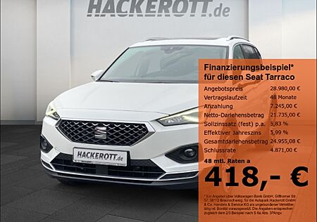 Seat Tarraco Xcellence 4Drive 2.0 TDI 150 PS 7-GANG DSG Leder LED Navi Keyless ACC Parklenkass.