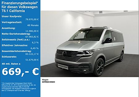 VW T6 California T6.1 California Ocean 2 0 TDI DSG Markise AHK Standhzg LED NAVI PRO