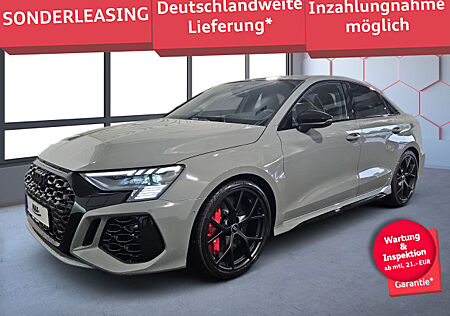 Audi RS3 RS 3 Limousine QUANTUMGRAU DYNAMIKPLUS+KERAMIK+SAGA+290KM/H+HUD+KAMERA+PANO+B&O