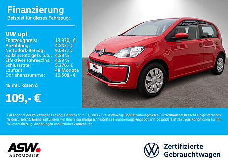 VW Up e-! Move Klimaauto RFK PDC CCS Maps&More