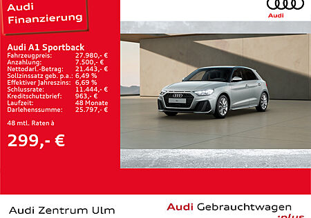 Audi A1 Sportback S line 30 TFSI S tronic LED PDC SHZ