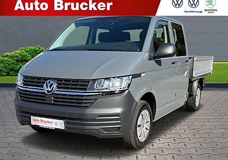 VW T6 .1 Transporter Pritsche Doppelkabine 2.0 TDI+Berganfahrassistent+Klimaanlage+Sitzheizung