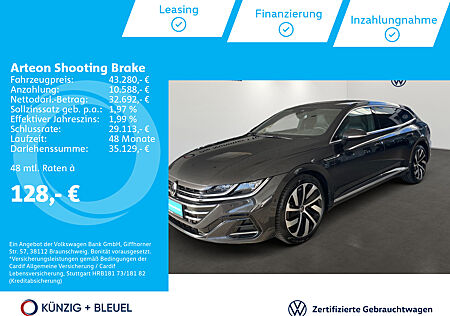 VW Arteon Shooting Brake R-Line 2,0 TDI DSG*4 M*Nav*AHK*Kam*ACC*IQ LED