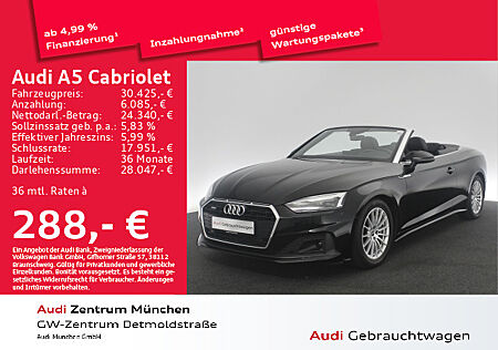 Audi A5 Cabriolet 40 TFSI qu. S tronic AHK/Navi+/Kamera/GRA