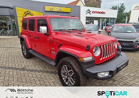 Jeep Wrangler Sahara 4xe Plug-In Hybrid AT/LED/Navi/Shz/Klimaauto/Assistenzsysteme