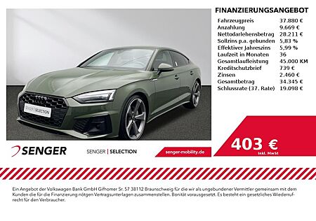 Audi A5 Sportback S line 40 TDI S tronic MMI LED AHK