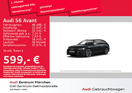 Audi S6 Avant TDI tiptr. AHK/HD-Matrix/Virtual/HuD/Kamera/Navi+