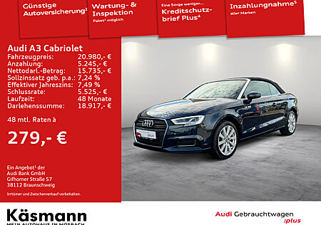 Audi A3 Cabriolet design AHK NAV LED GRA PDC