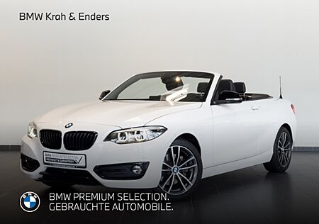 BMW 220 i Cabrio Sport Line+LED+Navi+17'' LM Radsatz