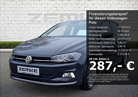 VW Polo 1.0 TSI Highline Navi 2-Zonen-Klimaautom Ambiente Beleuchtung SHZ Keyless Entry