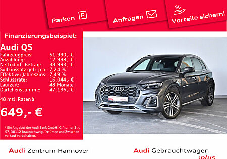 Audi Q5 S line 50 TDI quattro matrix AHK Kamera virtual Teilleder