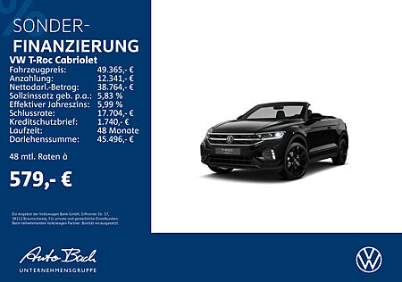 VW T-Roc Cabriolet R-Line 1.5 l TSI OPF 110 kW (150 PS) 7-Gang-Doppelkupplungsgetriebe DSG