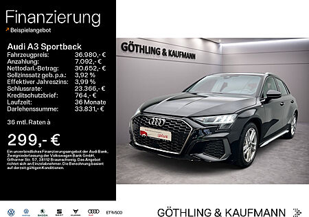 Audi A3 Sportback 35 TDI S line S tro*S-Sitze*LED*Virtual*Navi+*Kamera*AHK*