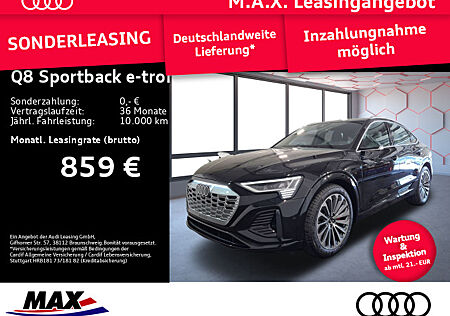 Audi Q8 e-tron 55 Sportback S-LINE +MATRIX+PANO+HUD+