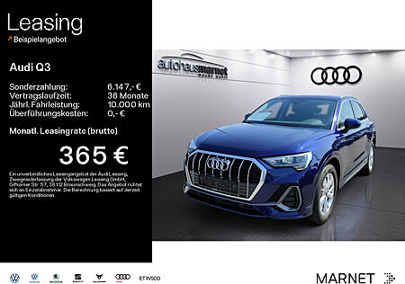 Audi Q3 45 TFSI e S line*Navi*LED*Einparkhilfe*Virtual Cockpit* Sitzheizung