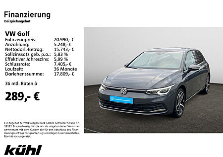 VW Golf VIII 1.5 TSI Style Navi,LED,LM18