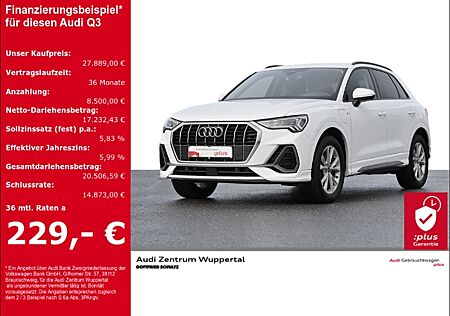 Audi Q3 45 TFSI E S-LINE DAB LED SHZ PDC VO HI GARANTIE BLUETOOTH