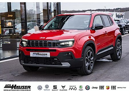 Jeep Avenger Elektro Summit SOFORT NAVI LEDER DRONE-VIEW VIRTUAL KEYLESS TOTWINKEL LANE ACC APPLE