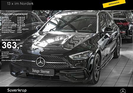 Mercedes-Benz C 300 e T-Modell AMG NIGHT DISTR SPUR PANO 360