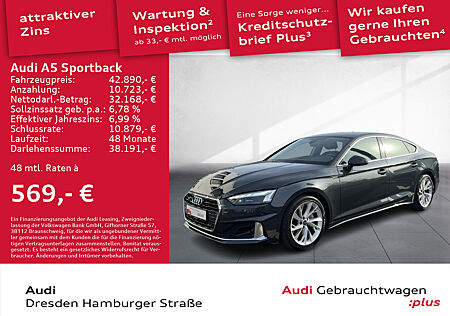 Audi A5 Sportback 40 TDI Advanced quattro Matrix Navi