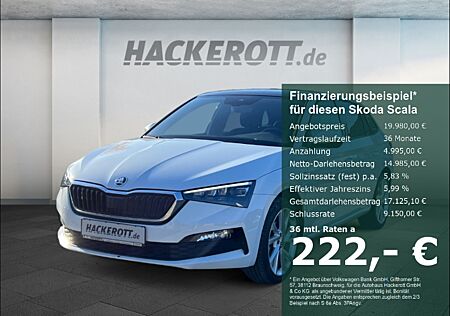 Skoda Scala Clever 1.0 TSI LED Panorama. Tempomat