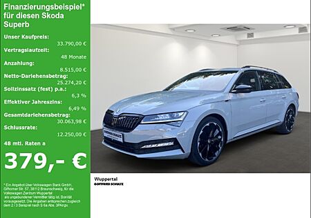 Skoda Superb Combi 2.0 TDI Sportline 4M DSG LED NAVI PANO AHK KAMERA SHZ PDC LM