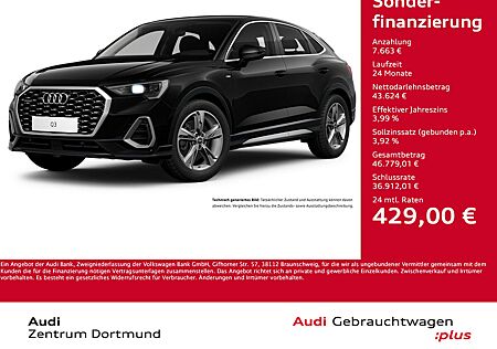 Audi Q3 Sportback 40 quattro S LINE AHK CAM ACC LM19