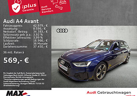 Audi A4 Avant 40 TDI S-LINE LED+KAMERA+VC+SITZHZG+NAV