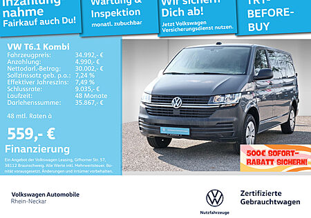 VW T6 Kombi T6.1 Kombi 2.0 TDI Klima Navi GRA 7-Sitze PDC uvm