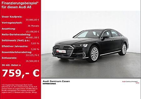 Audi A8 60 TFSI e quattro TIPTRONIC B&O MATRIX LED PANO NAV PLUS SHZ RÜFA PDC FSE