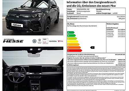 VW Tiguan R-Line 2,0 l TDI SCR 4MOTION 142 kW (193 PS) 7-Gang-Doppelkupplungsgetriebe DSG