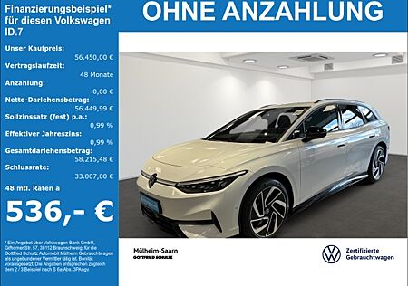 VW ID.7 Tourer Pro 210 kW Navi Sitzheizung ACC APP-Connect