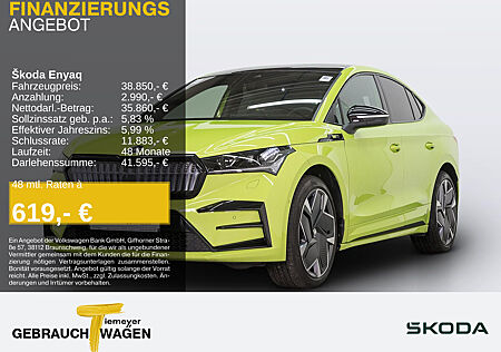 Skoda Enyaq Coupé 80 4x4 RS SUITE UPE67 LEDER PANO AHK