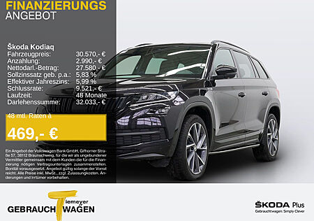 Skoda Kodiaq 2.0 TDI DSG SPORTLINE LED PANO LM20 AHK