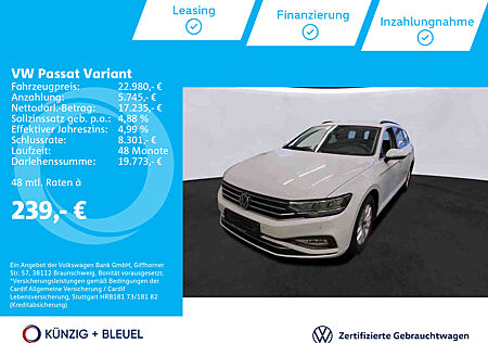 VW Passat Variant Business 2,0 TDI 150 PS DSG Nav*AHK*LED*ACC*Car Play