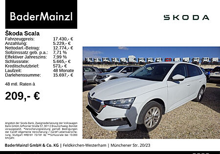 Skoda Scala 1.0 TSI Ambition LED Kamera Virtual AAC