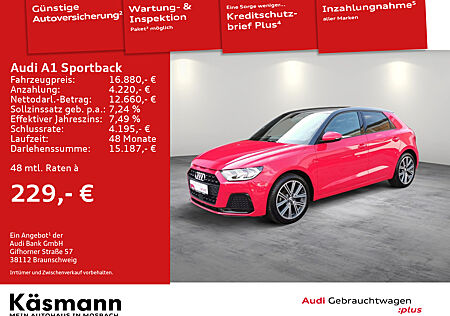 Audi A1 Sportback 25TFSI advanced CARPLAY SHZ GRA PDC