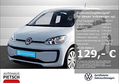 VW Up ! move 1.0 Kamera Tempomat PDC Bluetooth